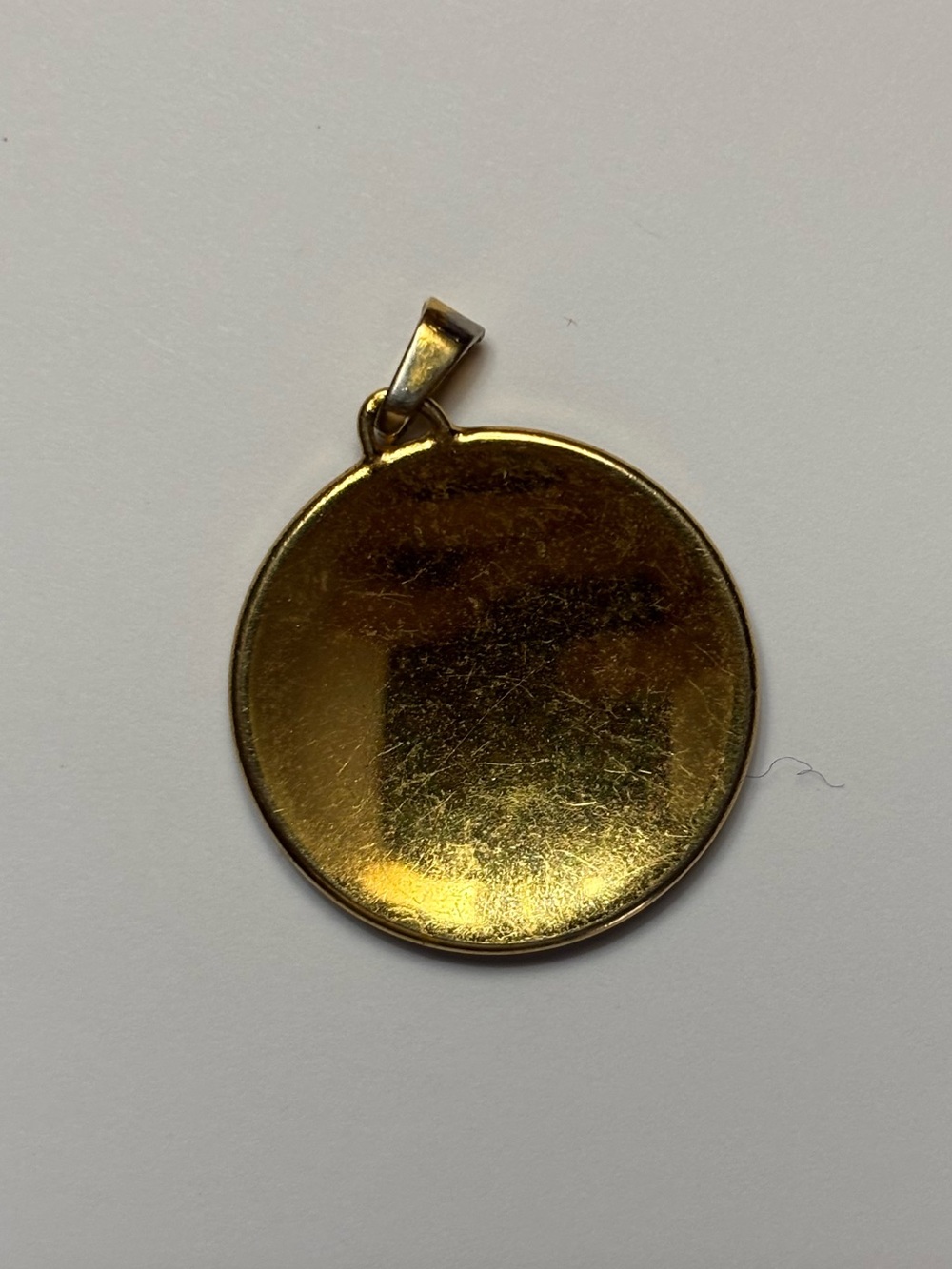 Vintage Danascene Floral Bird Pendant gold and black - Picture 3 of 3